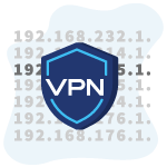 VPN Icon covering up IP addresses