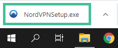 NordVPN .exe file