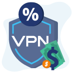 Icon representing VPN discount deals